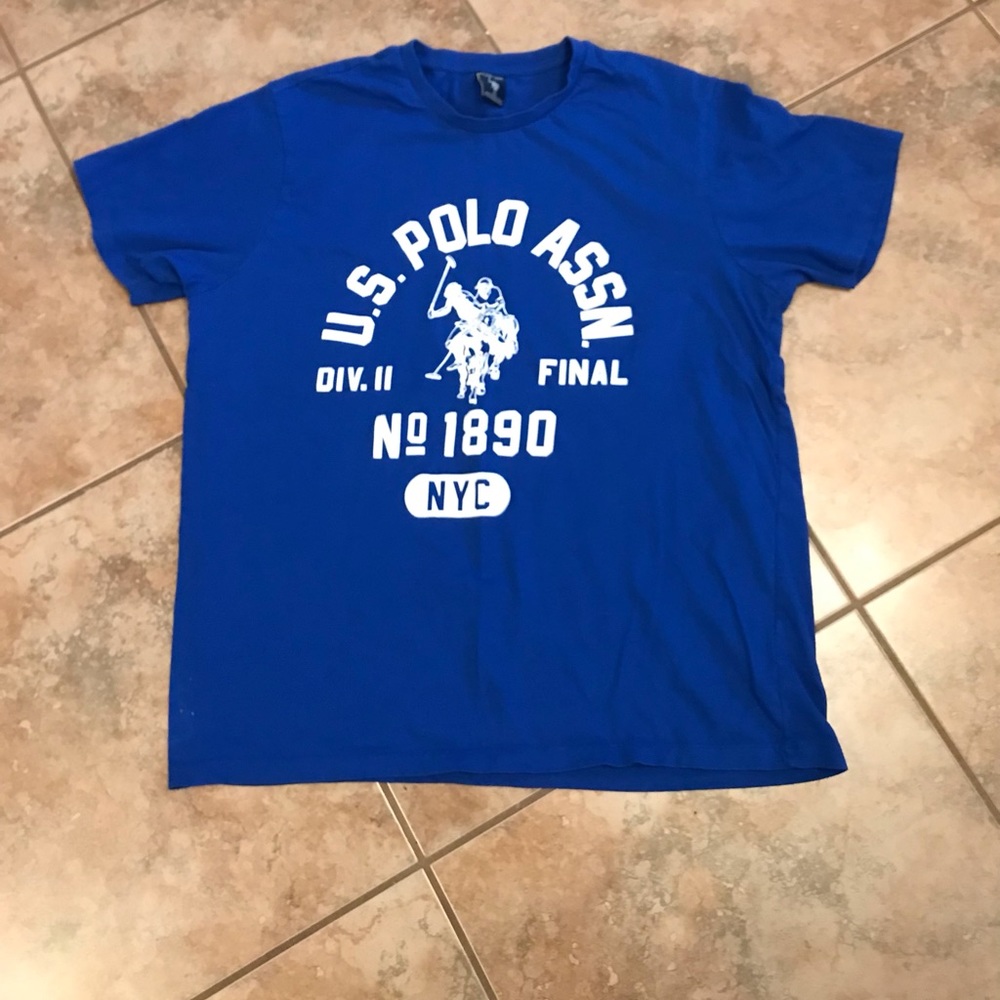XL US Polo Assn Blue Tee Shirt Men’s 1890 Classic